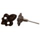 Fleur De Lis Metal Knobs
