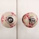Pink Floral Knob