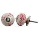 Pink Floral Knob