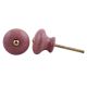 Pink Black Crackle Ceramic Dresser Knob Online