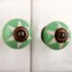 Pea Green Etched Ceramic Knob-10