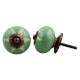 Pea Green Etched Ceramic Knob-10