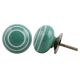 Sea Green Striped Knob