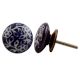 Purple Etched Flat Knob