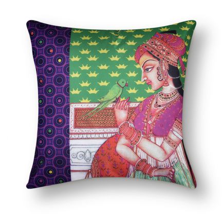 Queen Pattern Cushion Cover (set of One Piece)