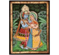 Tanjore Painting Of Radha Krishna 