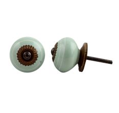 Sage Green Line Knob