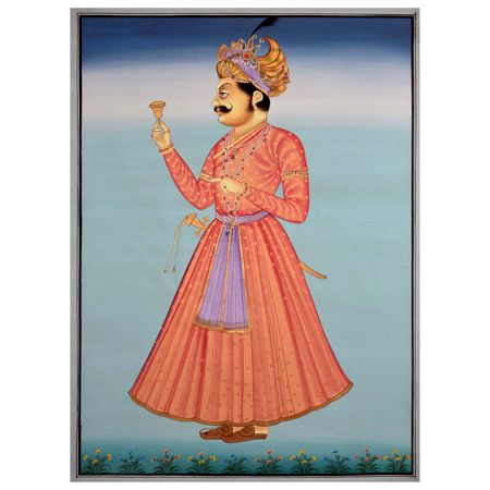 Indian Maharaja Portrait Painting