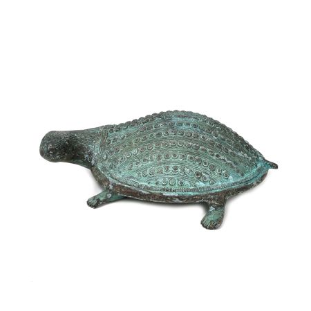 Bronze Alloy Metal Turtle Figurine