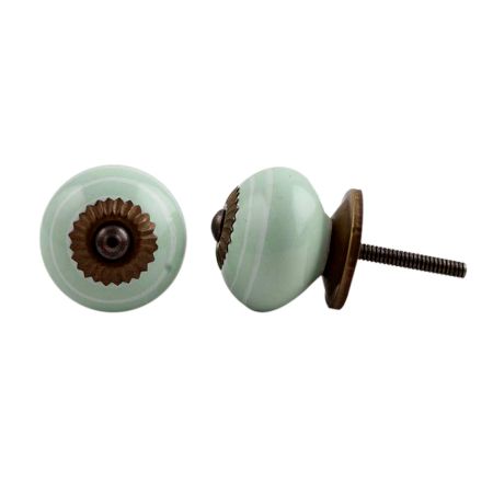 Sage Green Line Knob