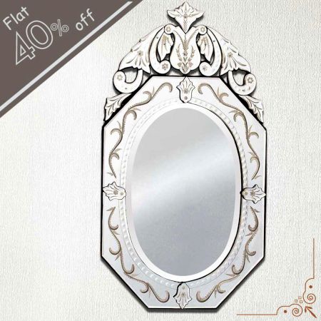 Vintage Venetian Mirror-42 inches X 24 inches