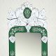 Green Long Venetian Mirror-46.5 inches X 16 inches