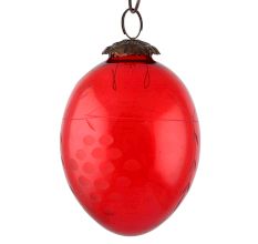 Set Of 3 piece Red Avocado Christmas Hanging