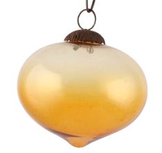 Set Of 4 piece Yellow Turnip Christmas Hanging