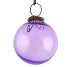 Set Of 4 piecePurple Round Christmas Hanging