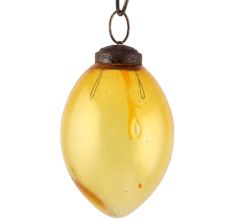 Set Of 4 piece Yellow Avocado Christmas Hanging