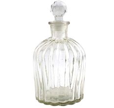 Big Oval Shape Decorative Glass Bottle (Set Of One piece)