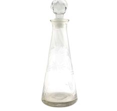 Goblet Flower Designer Glass Bottle (Set Of One piece)