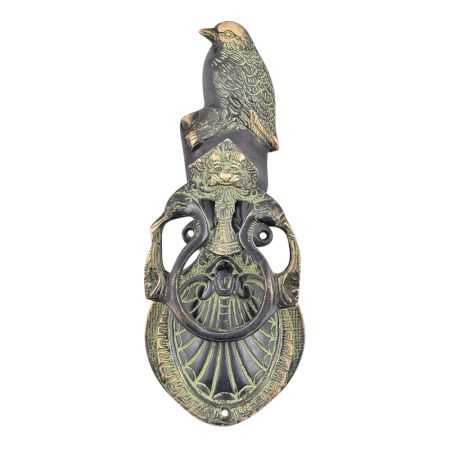 Bird Standing Brass Door knocker