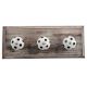 White Black Dot Wooden Hooks