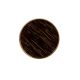 Round Brown Metal and Wood Knob