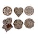 Set of 6 Piece New Mix Wooden Printing Block