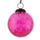 Set Of 4 piece Pink Flower Round Christmas Hanging