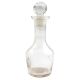 Goblet Leaf Flower Glass Bottle (Set Of One piece)