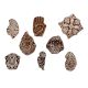 Set of 8 Piece New Mix Wooden Printing Block