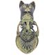 Bronze Black Cat Knocker Ring