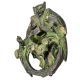 Bronze Bat Two Fishes Knocker