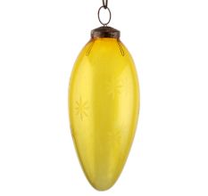 Set Of 1 piece Daikon Yellow Star Cut Christmas Hanging