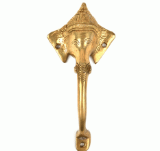 Handmade Ganesha Bronze Door Handle