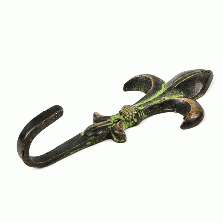 Bronze Wall Hooks Flower Bud