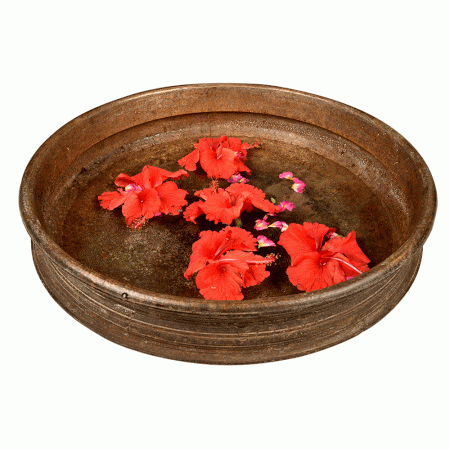 Bronze Urli - 18.9 Inches