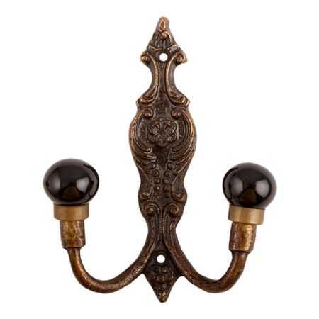 Solid Black Ceramic Iron Hooks