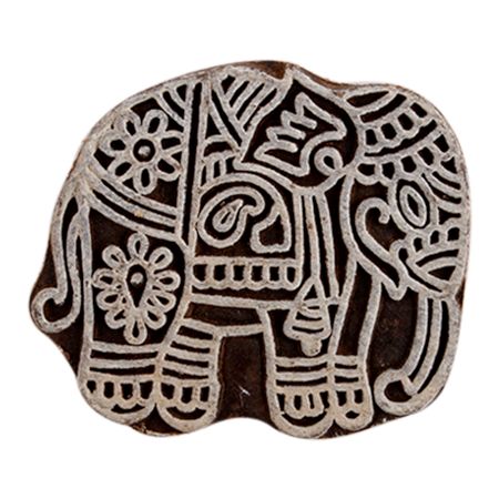 Set of 1 Piece New Wooden Printing Block