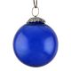 Set Of 4 piece Navy Blue Round Christmas Hanging