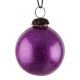 Set Of 4 piece Purple Round Christmas Hanging