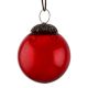 Set Of 4 piece Red Round Small Christmas Hanging