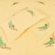 Parrot Yellow Cotton Bedsheet(Pack of 1 piece)