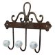 Turquoise Star Ceramic Iron Hooks