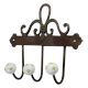 Pea Green Star Ceramic Iron Hooks