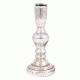 Silver Vintage Effect Candle Holder(Set of 1 Piece)
