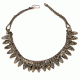 Silver Oxidized Indian Tribal Choker Necklace(Pack of 1 Piece)