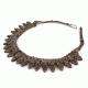 Silver Oxidized Indian Tribal Choker Necklace(Pack of 1 Piece)