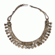 Silver Alloy Oxidized Choker Collar Necklace(Pack of 1 Piece)