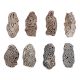 Set of 8 Piece New Mix Wooden Printing Block