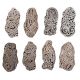 Set of 8 Piece New Mix Wooden Printing Block