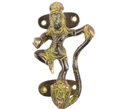 Indian Krishna Brass Door Handles